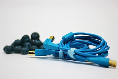 DJ TechTools כבלים כרומה כבלים זווית ימנית USB-A לכבל USB-B | 1.5m / 5 ft | אופטימיזציה של שמע | מוגן